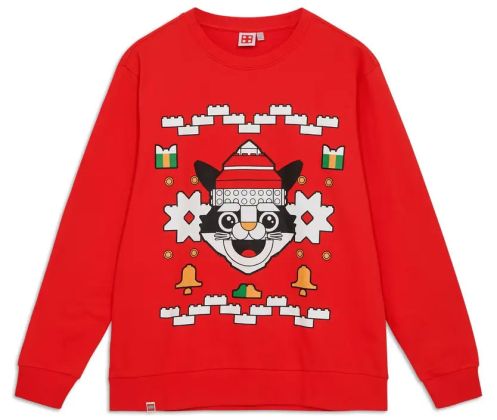 LEGO Vêtements & Accessoires 5009962 Sweat-shirt de Noël pour adultes – Rouge