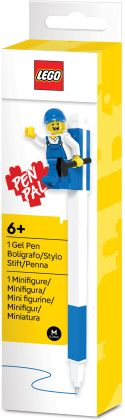 LEGO Objets divers 5010102 Stylo à encre gel Pen Pal avec minifigurine – Bleu