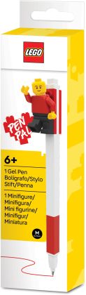 LEGO Objets divers 5010104 Stylo à encre gel Pen Pal avec minifigurine – Rouge