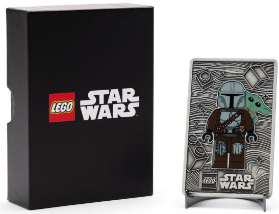 LEGO GWP (Sets promotionnels) 5010325 Carte métallique Le Mandalorien et Grogu