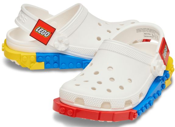 LEGO Vêtements & Accessoires 5010345 Sabots créatifs pour enfants Blanc (Crocs x LEGO)