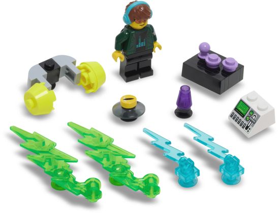 LEGO Objets divers 5010348 Lot de 10 clips – Jeu vidéo (Crocs x LEGO)