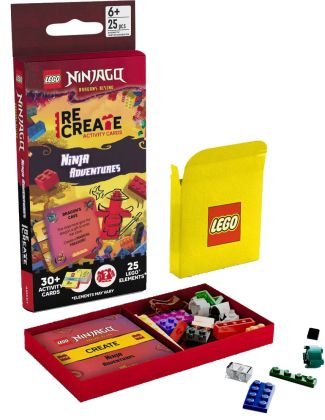 LEGO Jeux de société 5010361 Cartes d’activités récréatives : Aventures de ninjas