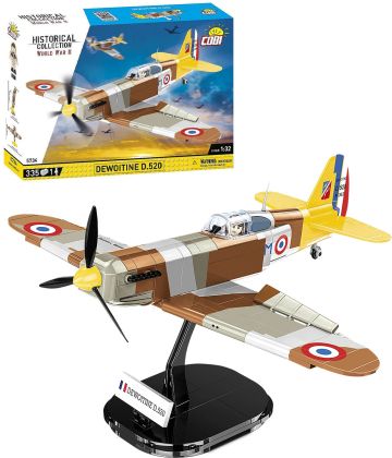 COBI Collection Historique (Historical Collection) 5734 Dewoitine D.520