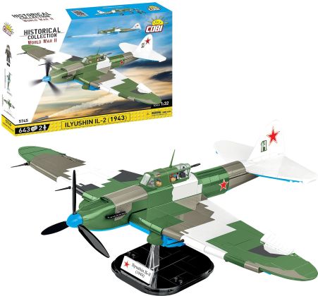 COBI Collection Historique (Historical Collection) 5745 Ilyushin IL-2 1943
