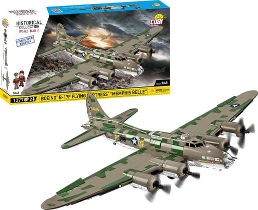 COBI Collection Historique (Historical Collection) 5749 Boeing B-17F Flying Fortress Memphis Belle - Executive Edition