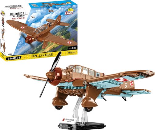 COBI Collection Historique (Historical Collection) 5751 PZL.23 Karaś