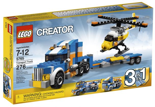 LEGO Creator 5765 Le transporteur d'hélicoptère
