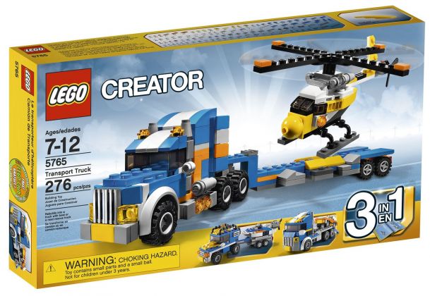 LEGO Creator 5765 Le transporteur d'hélicoptère
