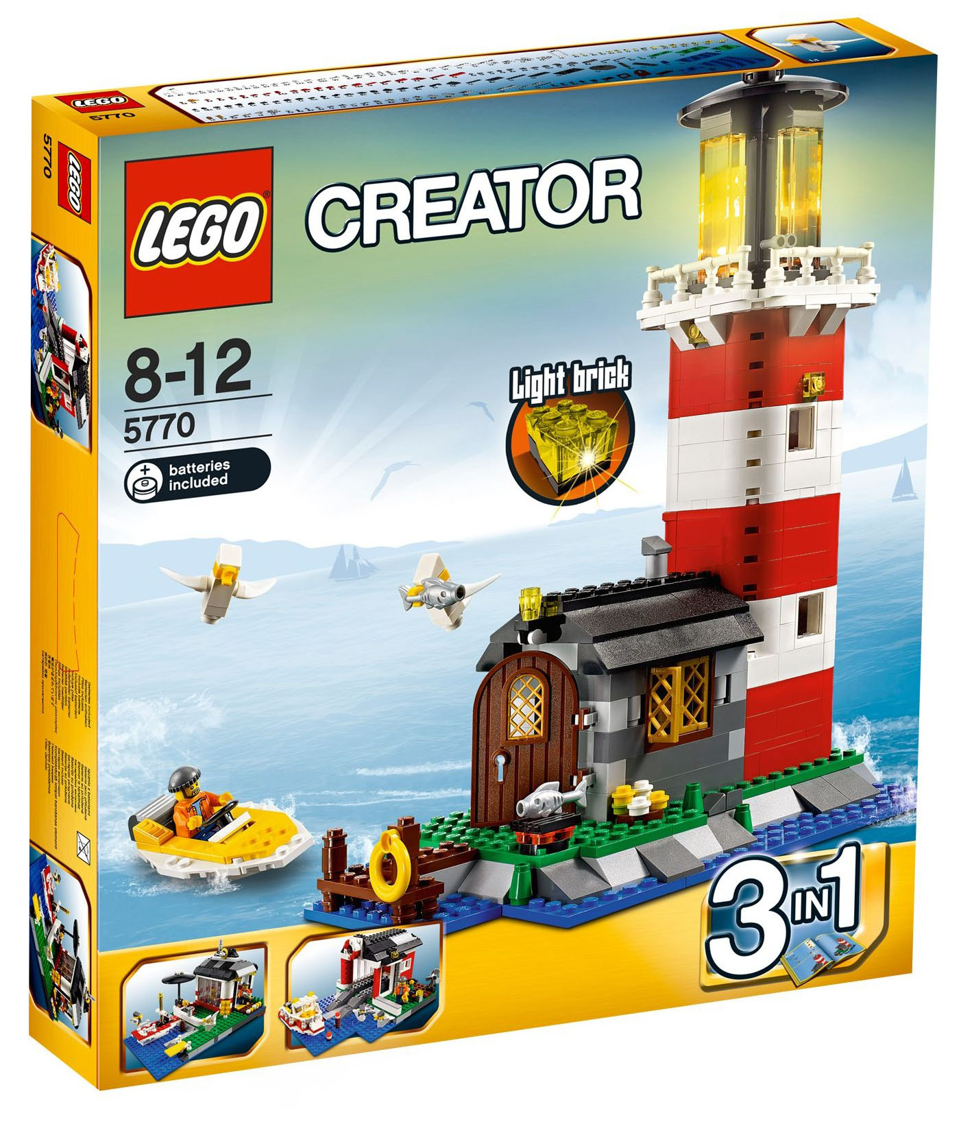 LEGO Creator 5770 pas cher, L'île du phare