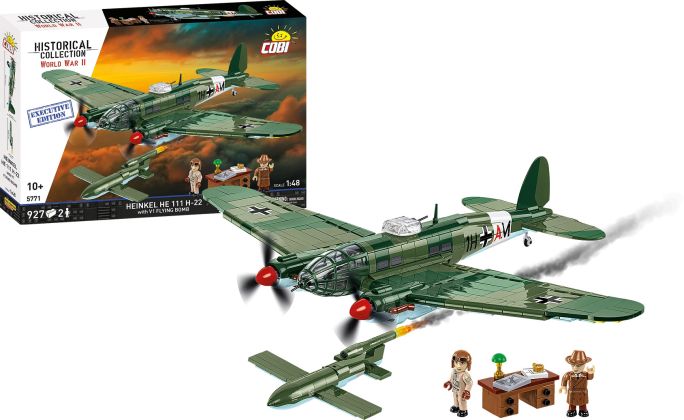 COBI Collection Historique (Historical Collection) 5771 Heinkel HE 111 H-22 avec V1 - Executive Edition