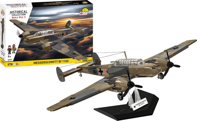 COBI Collection Historique (Historical Collection) 5777 Messerschmitt Bf 110C