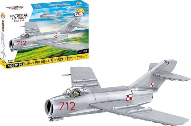 COBI Collection Historique (Historical Collection) 5822 LIM-1 POLISH AIR FORCE 1952
