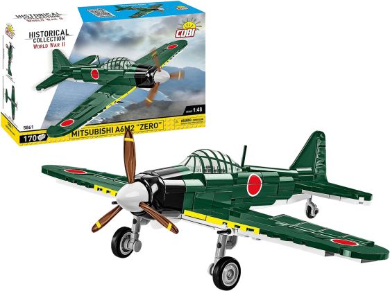 COBI Collection Historique (Historical Collection) 5861 Mitsubishi A6M2 Zero
