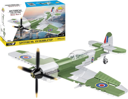 COBI Collection Historique (Historical Collection) 5865 Spitfire Mk. XVI Bubbletop
