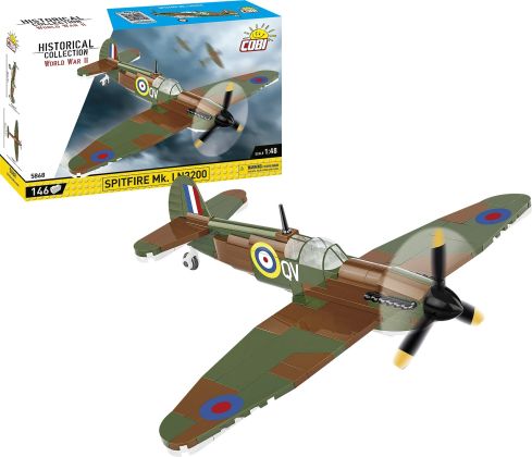 COBI Collection Historique (Historical Collection) 5868 Spitfire Mk. I N3200