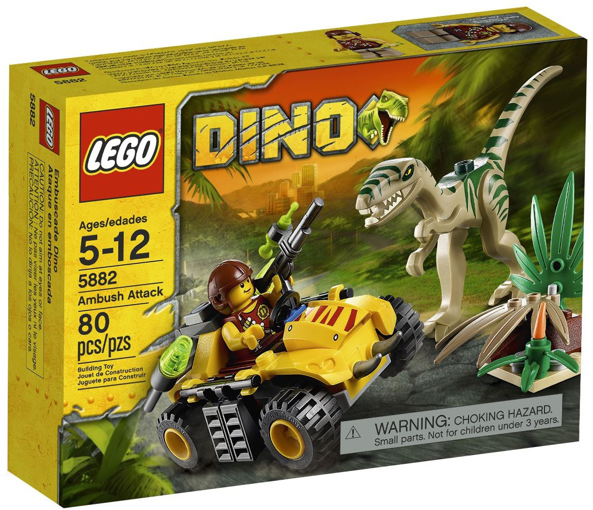 LEGO Dino 5882 pas cher, L'embuscade du C??lophysis