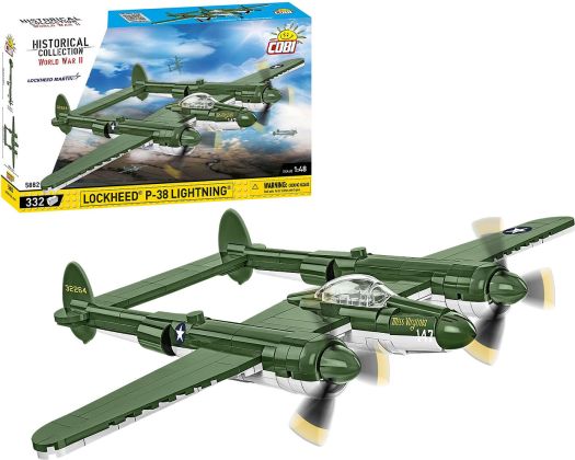 COBI Collection Historique (Historical Collection) 5882 Lockheed P-38 Lightning