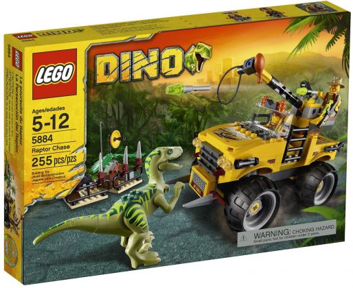 LEGO Dino 5884 La poursuite du Vélociraptor