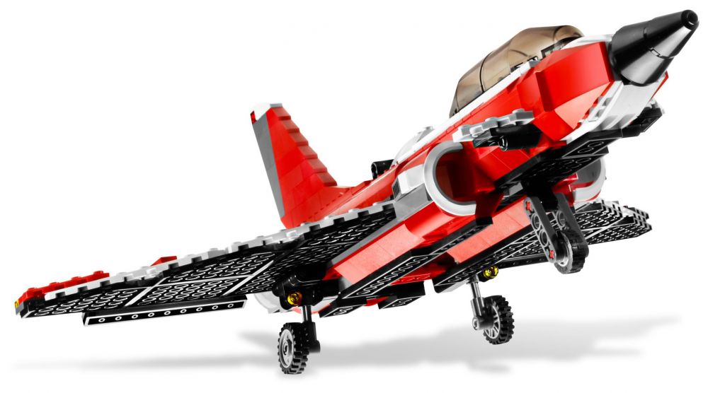 L'avion supersonique Lego