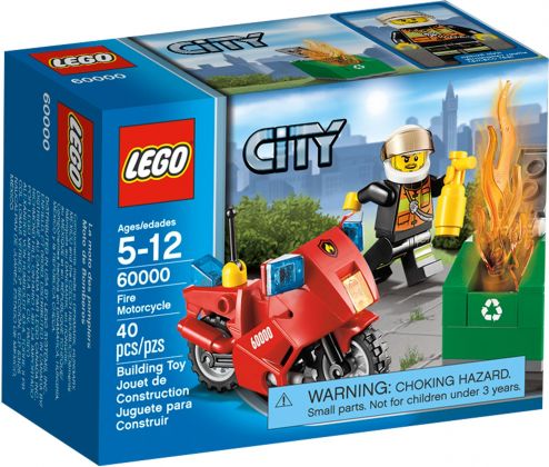 LEGO City 60000 La moto des pompiers