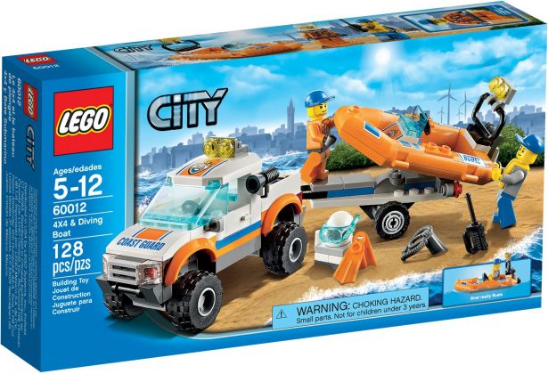 LEGO City 60012 Le transporteur du bateau du garde-côtes