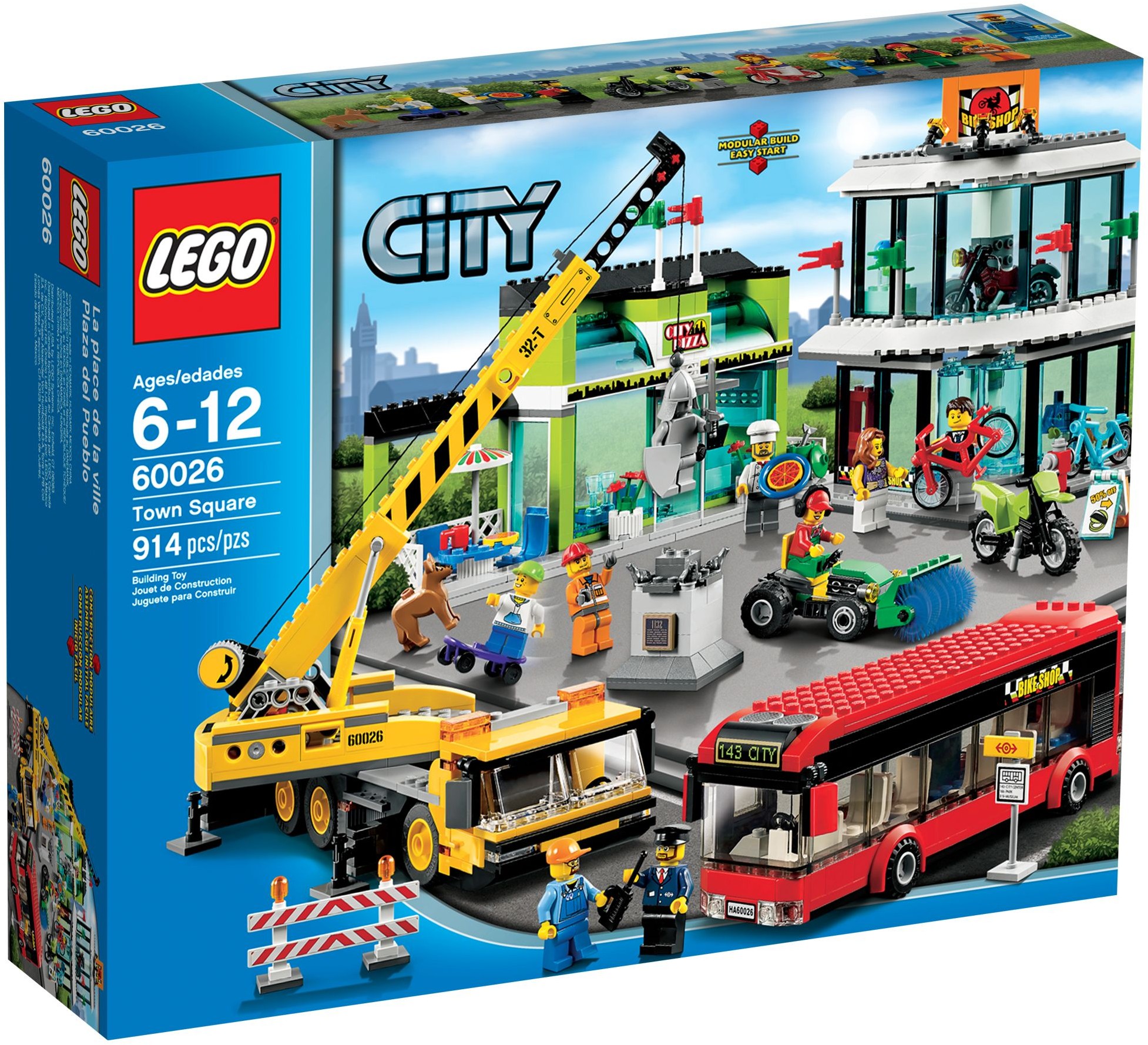 LEGO City 60026 pas cher, Le carrefour de la ville