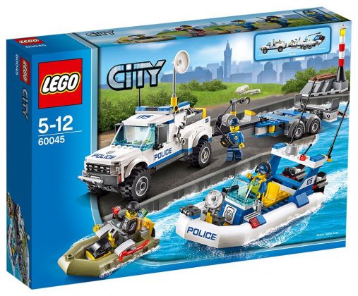 LEGO City 60045 L'intervention du bâteau de police