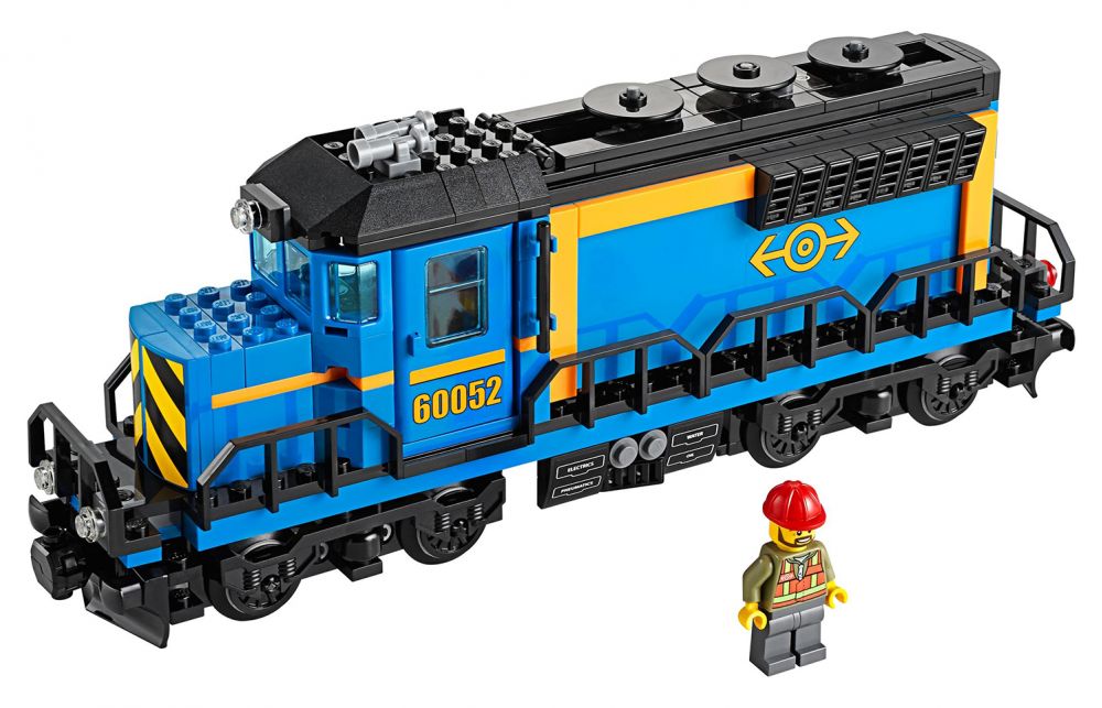 train bleu lego