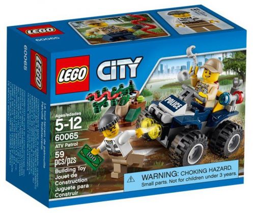 LEGO City 60065 Le 4x4 du policier des marais