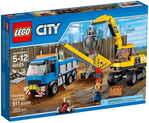 LEGO City 60075 L'excavatrice et le camion