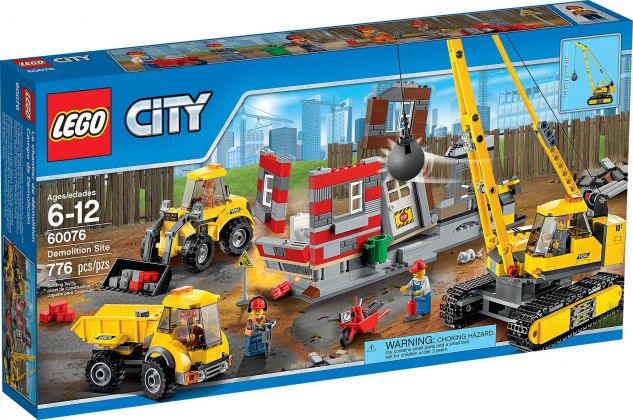 LEGO City 60076 Le chantier de démolition