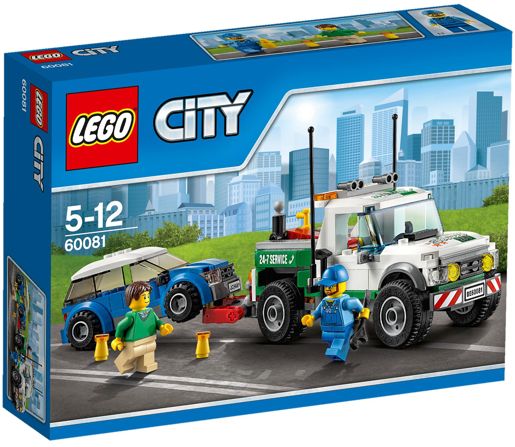 LEGO City 60081 pas cher, Le pick-up d?�panneuse