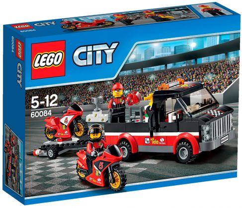 LEGO City 60084 Le transporteur de motos de course