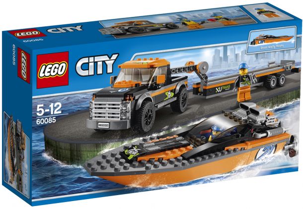 LEGO City 60085 Le 4x4 avec hors-bord