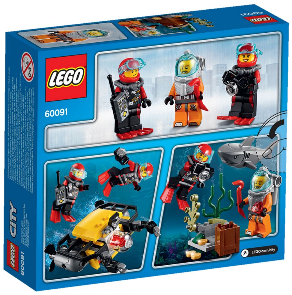 LEGO City 60092 pas cher, Le sous-marin