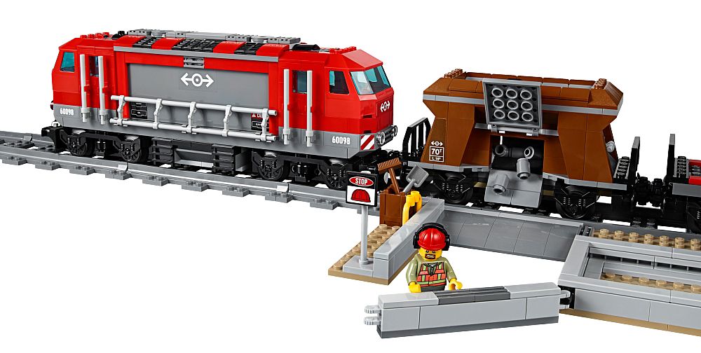 Lego - Le train de marchandises rouge