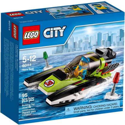 LEGO City 60114 Le bateau de course