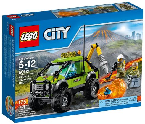 LEGO City 60121 Le camion d'exploration du volcan