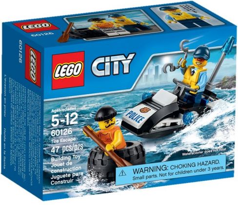 LEGO City 60126 L'évasion du bandit en pneu
