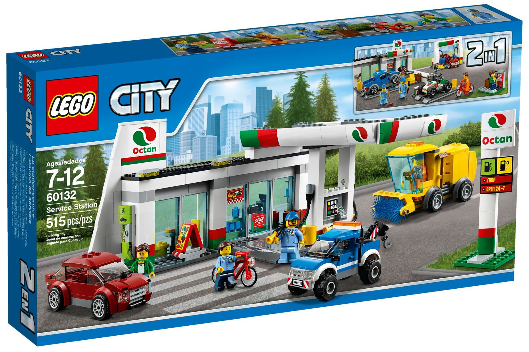 LEGO City 60132 pas cher, La station-service