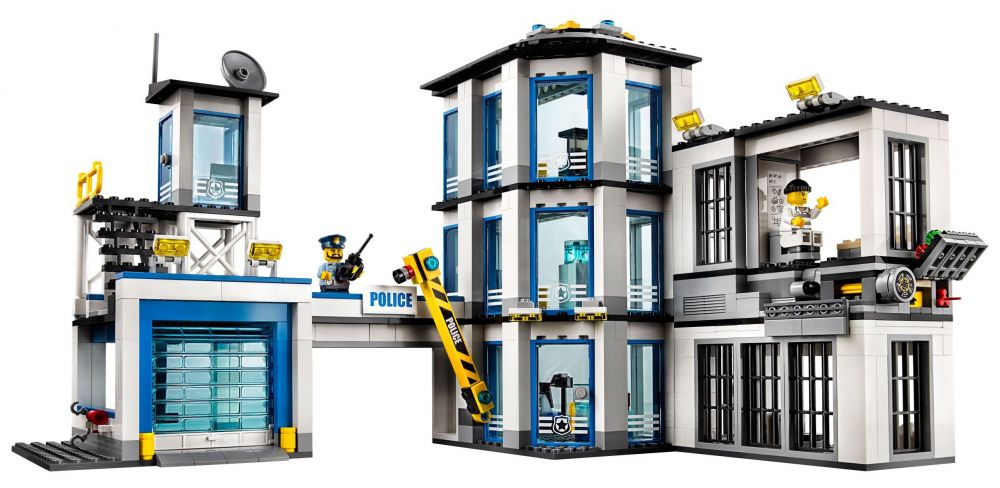 LEGO City 60141 pas cher, Le commissariat de police