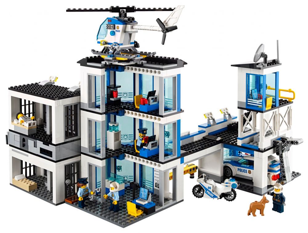 LEGO City 60141 pas cher, Le commissariat de police