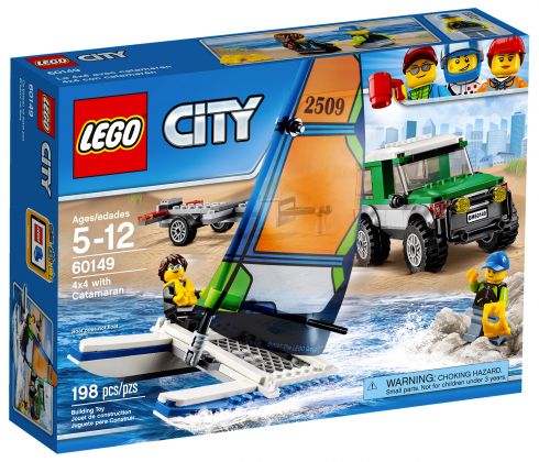 LEGO City 60149 Le 4x4 avec catamaran