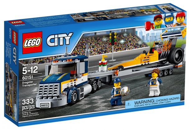 LEGO City 60151 Le transporteur du dragster