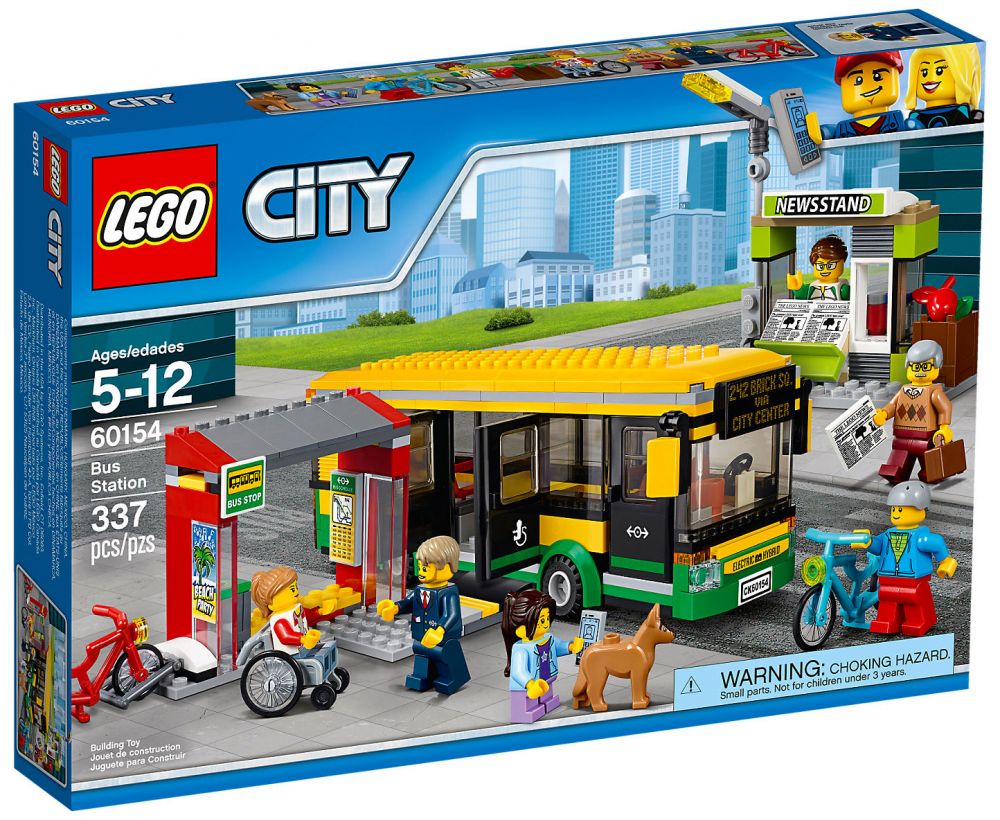 LEGO City 60154 pas cher, La gare routière