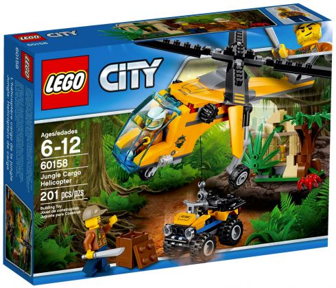 LEGO City 60158 L’hélicoptère cargo de la jungle