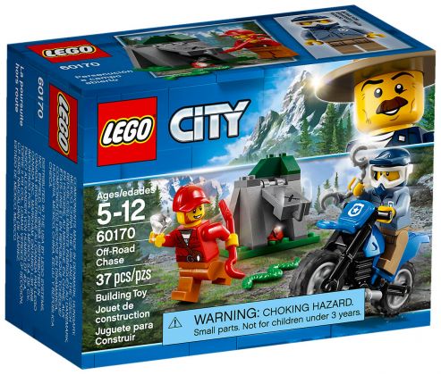 LEGO City 60170 La poursuite en moto tout-terrain
