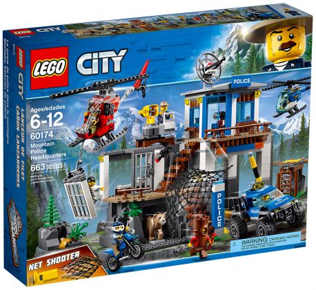 LEGO City 60174 Le poste de police de montagne