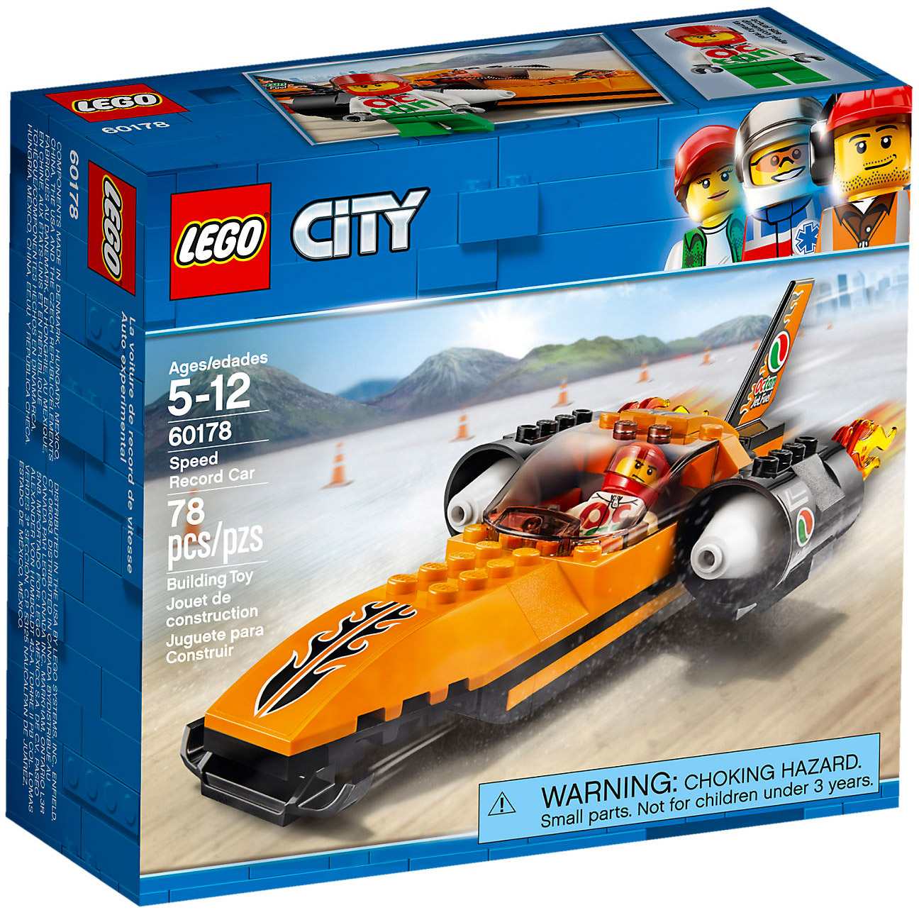 LEGO City 60178 pas cher, La voiture de comp?�tition